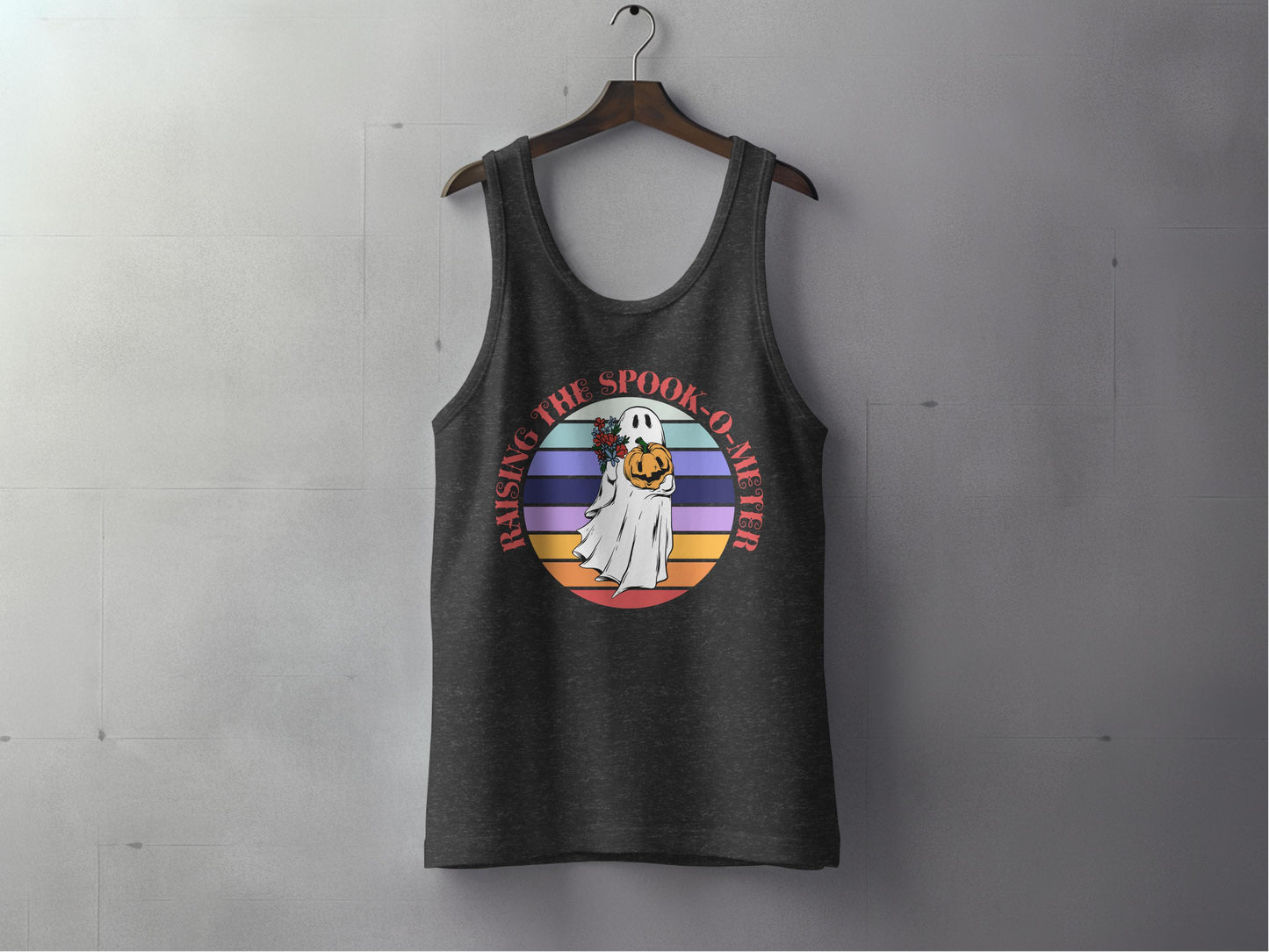 Raising the Spook-O-Meter Funny Graphic Tank product