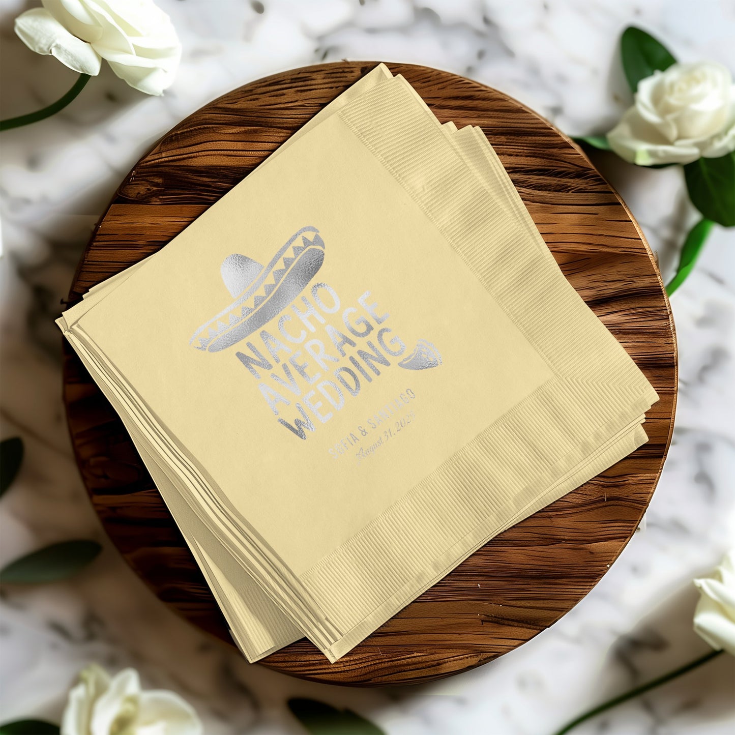 Fancy Décor Nacho Average Wedding Napkins product