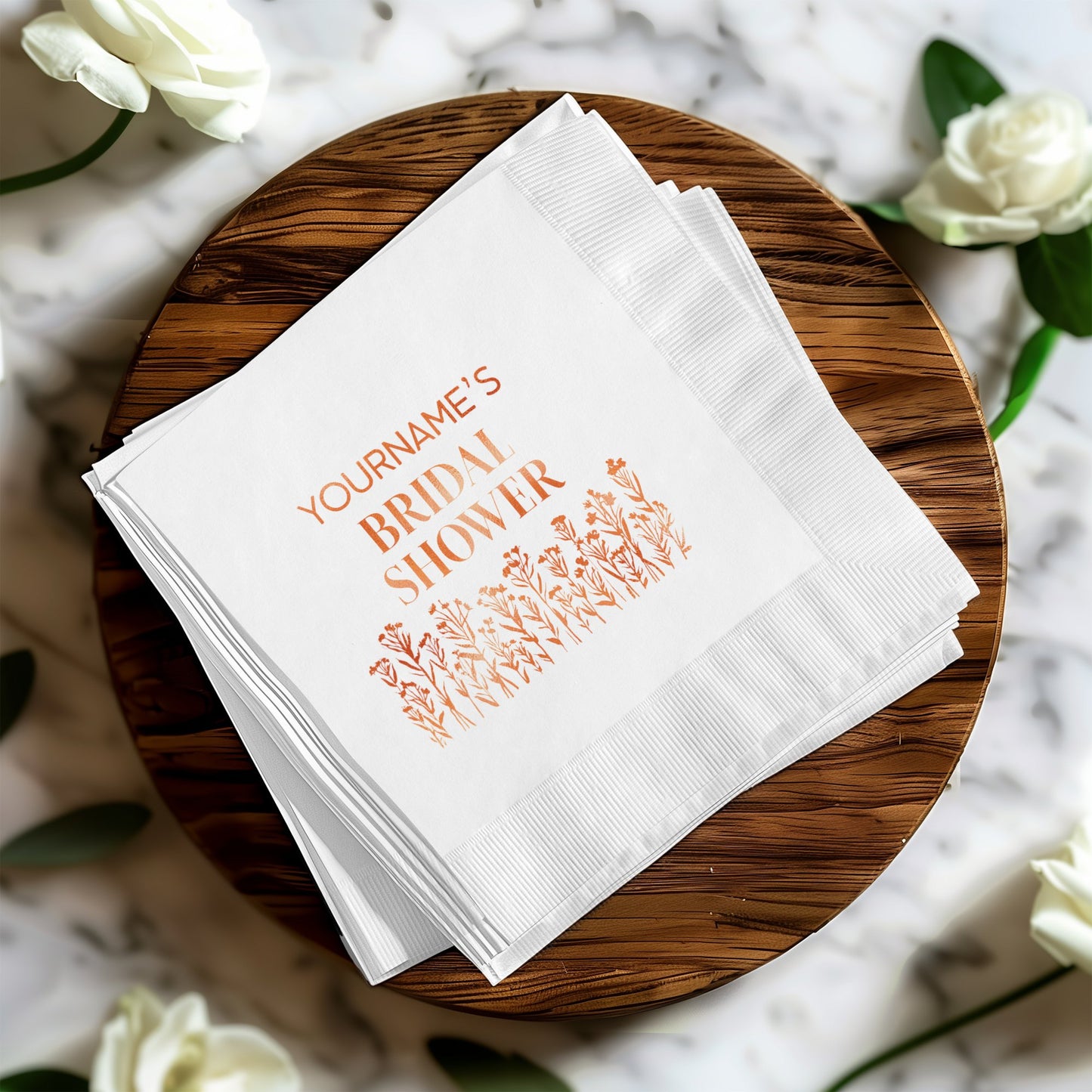 Personalized Bridal Shower Celebration Napkins product
