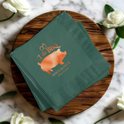 Custom I Do BBQ Napkins Perfect Wedding Party product type