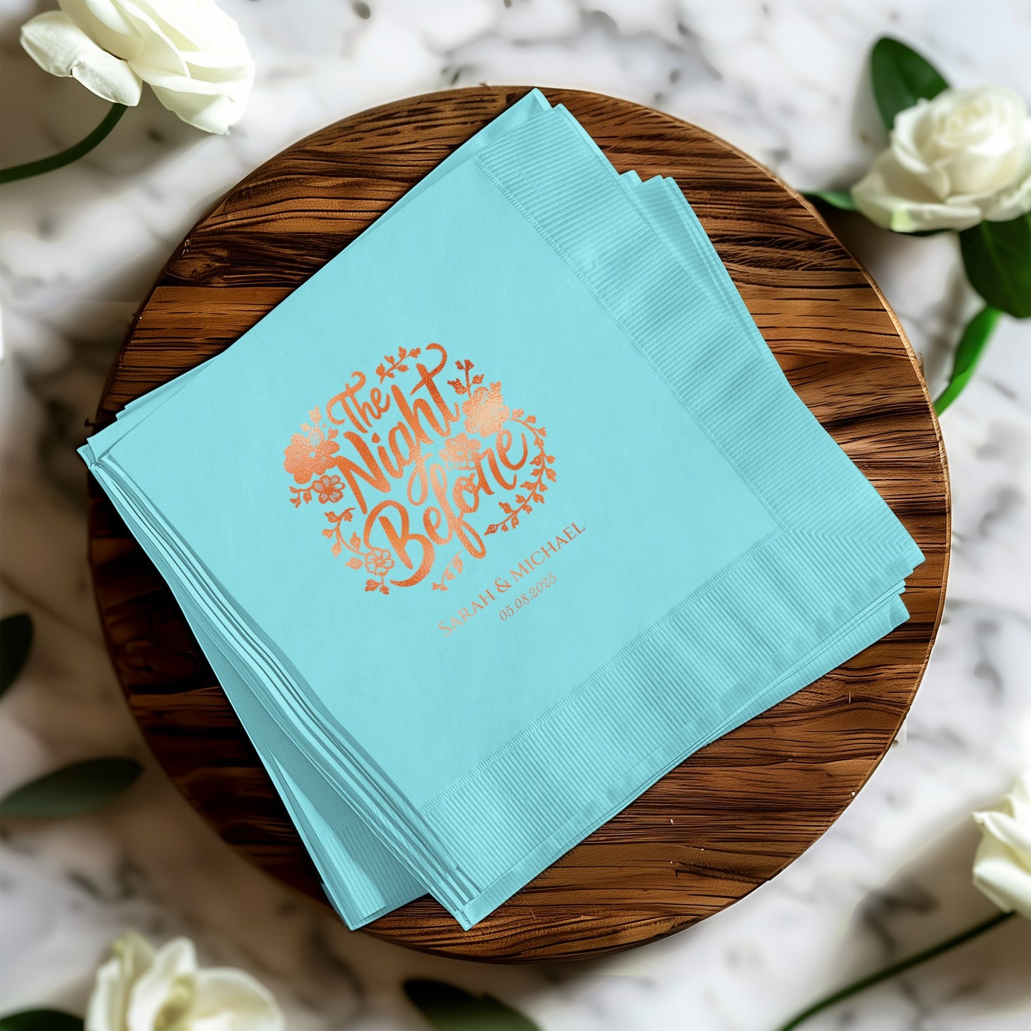 The Night Before Personalized Napkins product