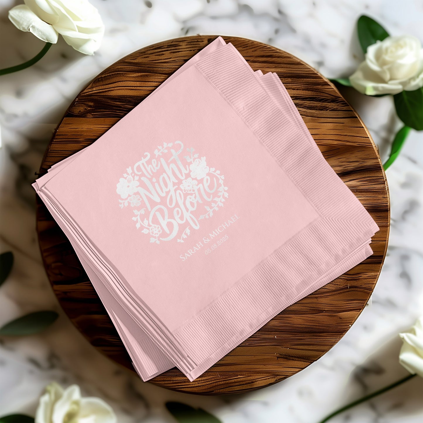 The Night Before Personalized Napkin product