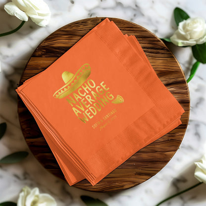 Nacho Average Wedding Custom Printed Napkin product