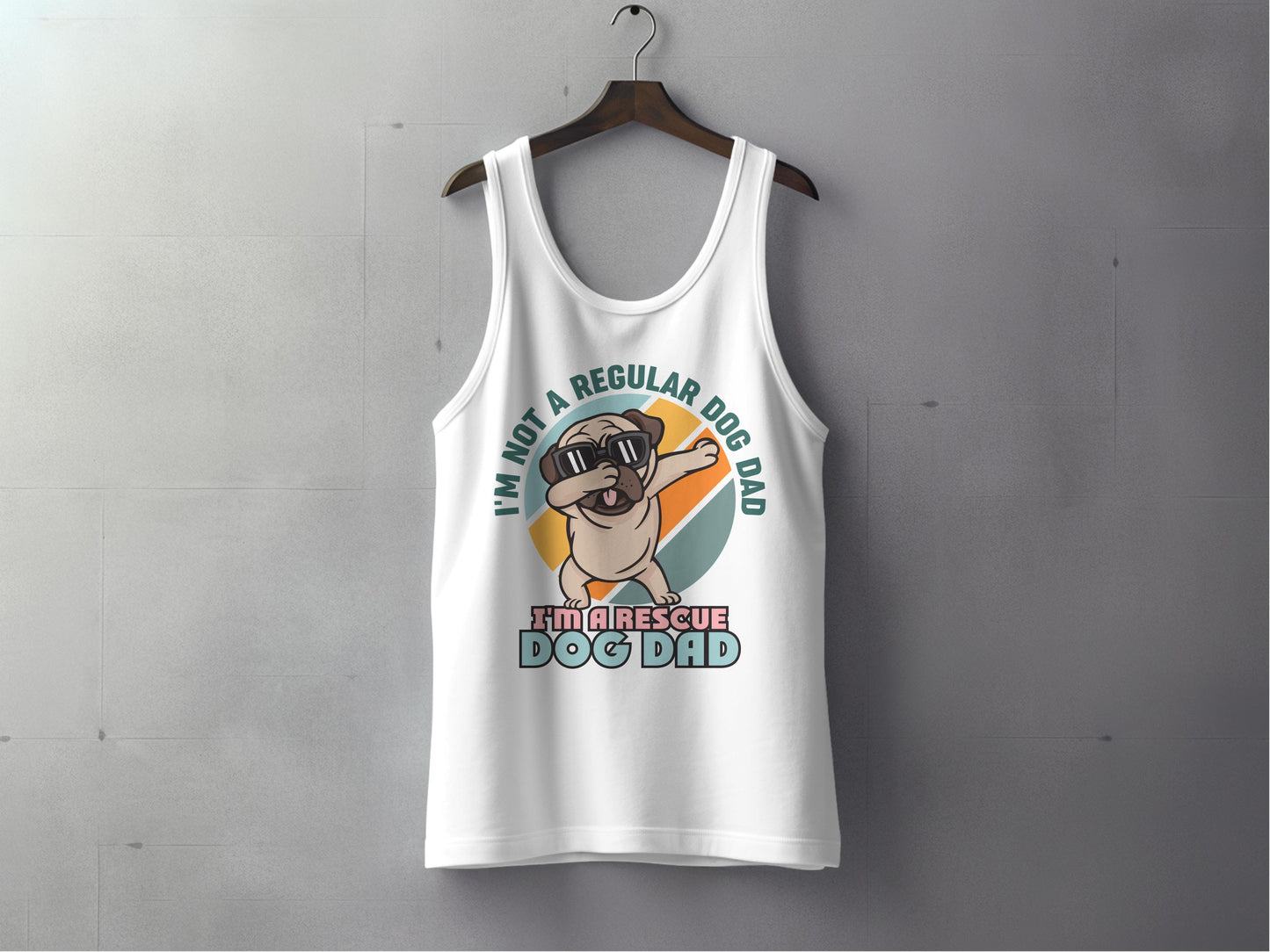 I'm Not a Regular Dog Dad I'm a Rescue Dog Dad Tank Top product