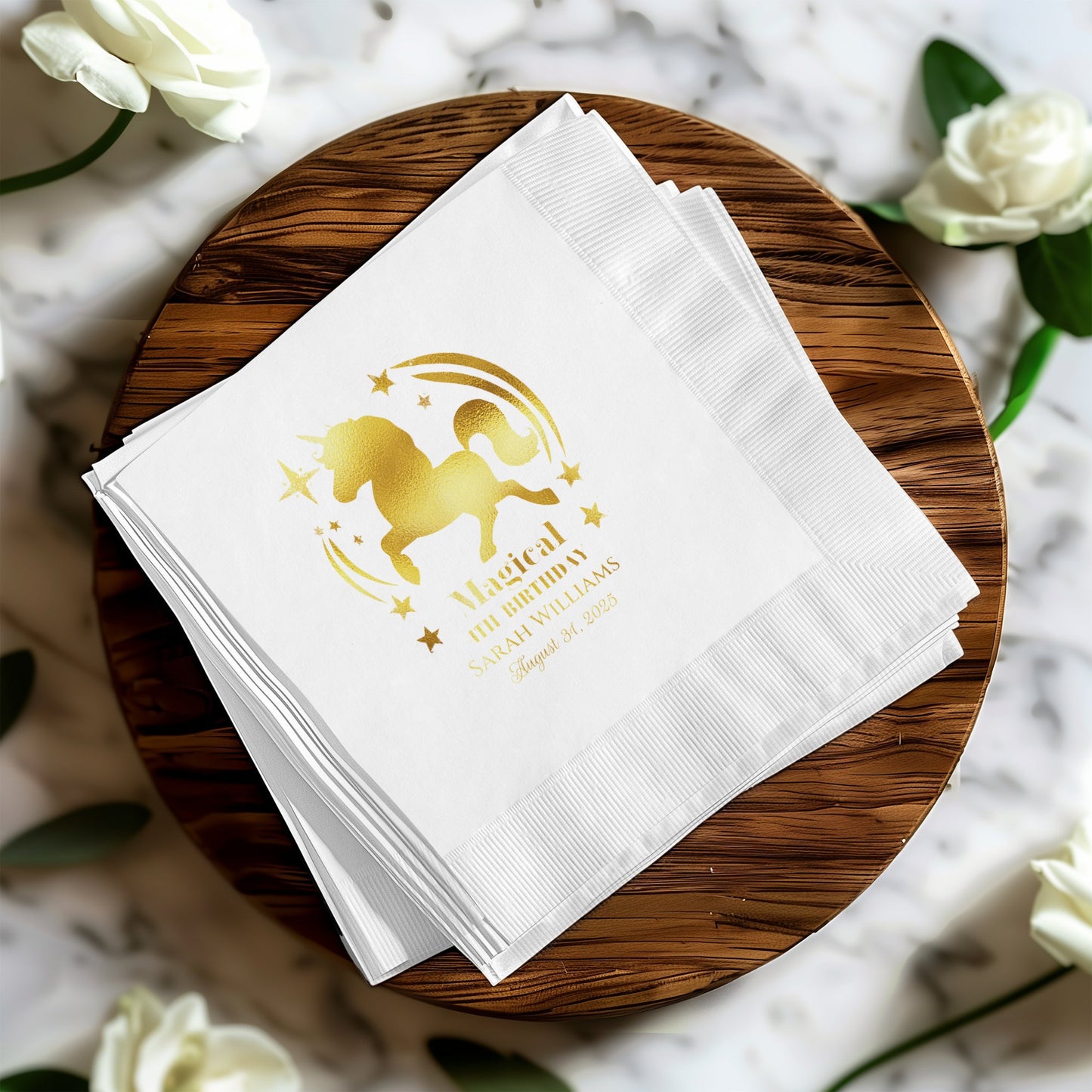 Magical Unicorn Birthday Party Napkins product