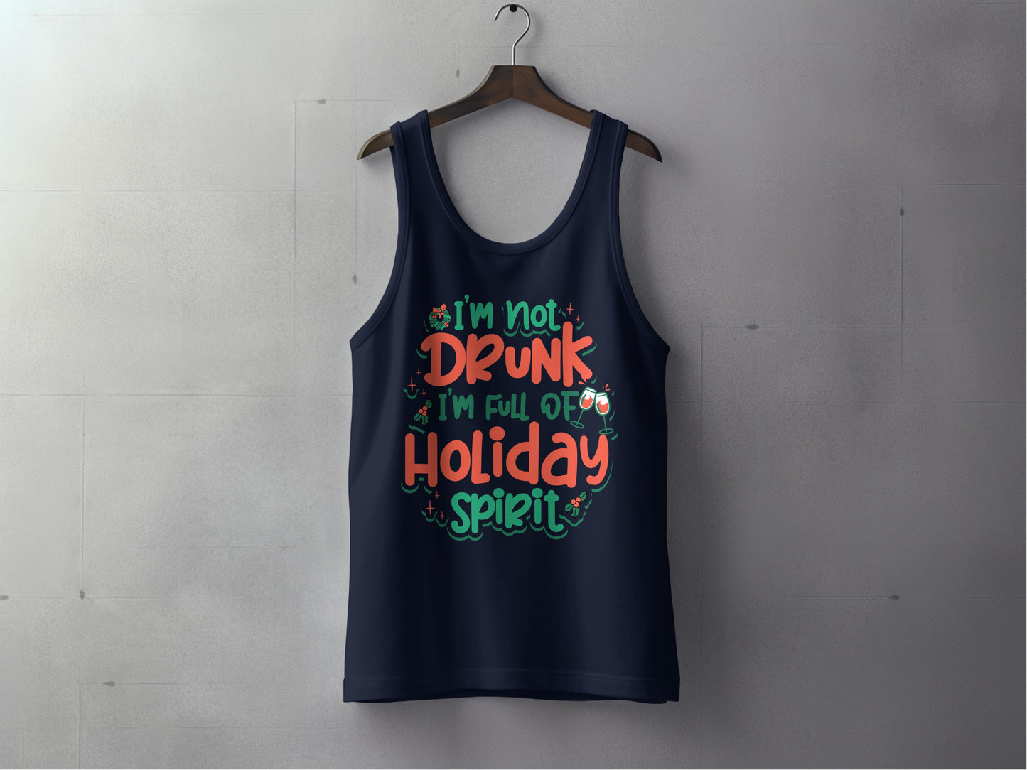 I'm Full of Holiday Spirit Festive Tank Top product