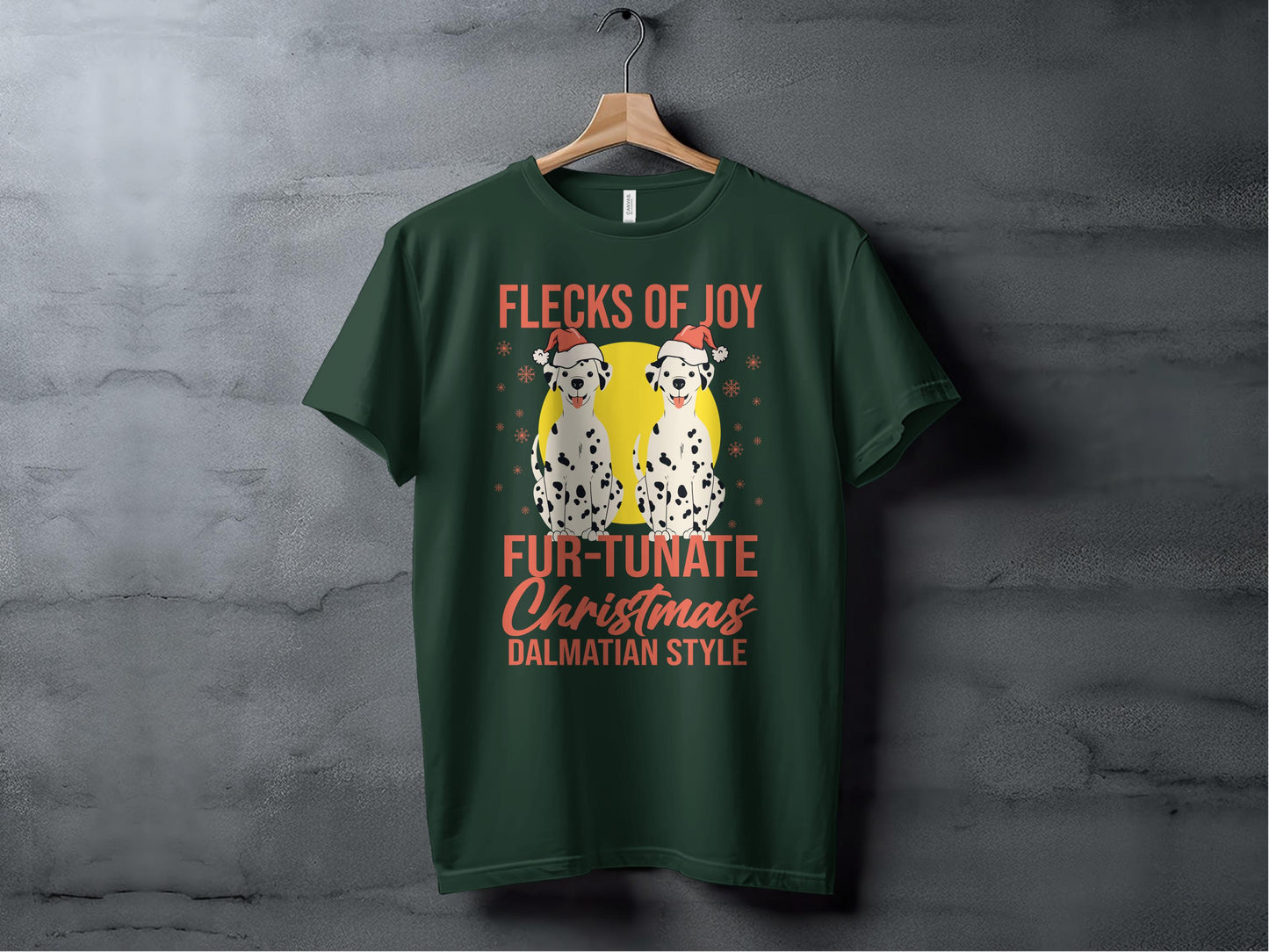 Flecks of Joy Fur-tunate Christmas Dalmatian Style product