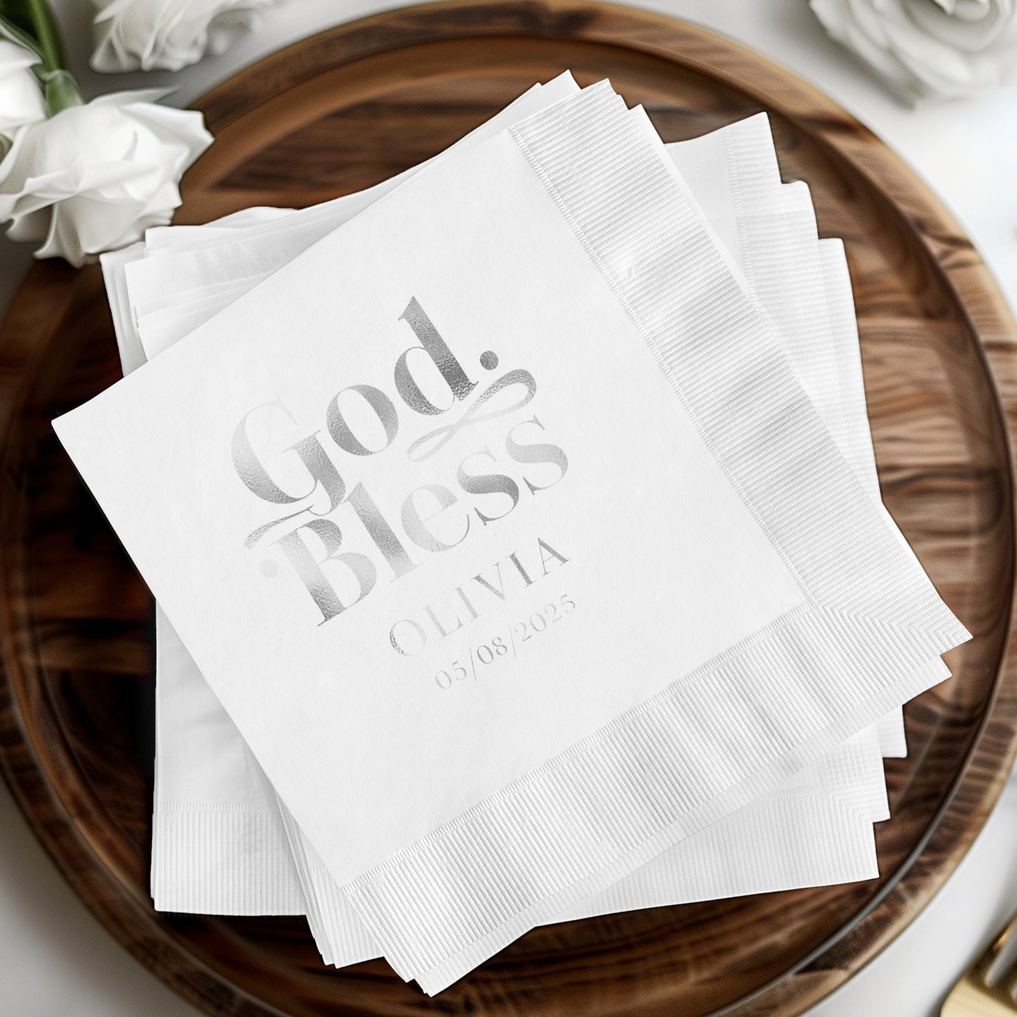 God Bless Custom Printed Napkins product type