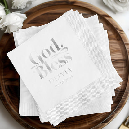 God Bless Custom Printed Napkins product type