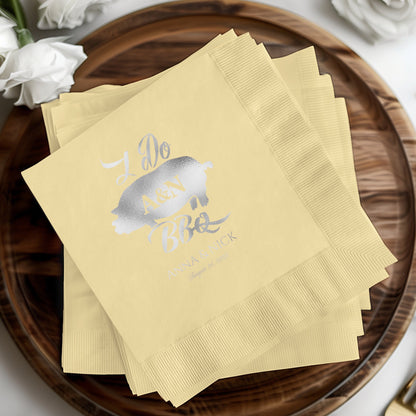 Elegant Personalized Wedding Napkins for Your Event product
