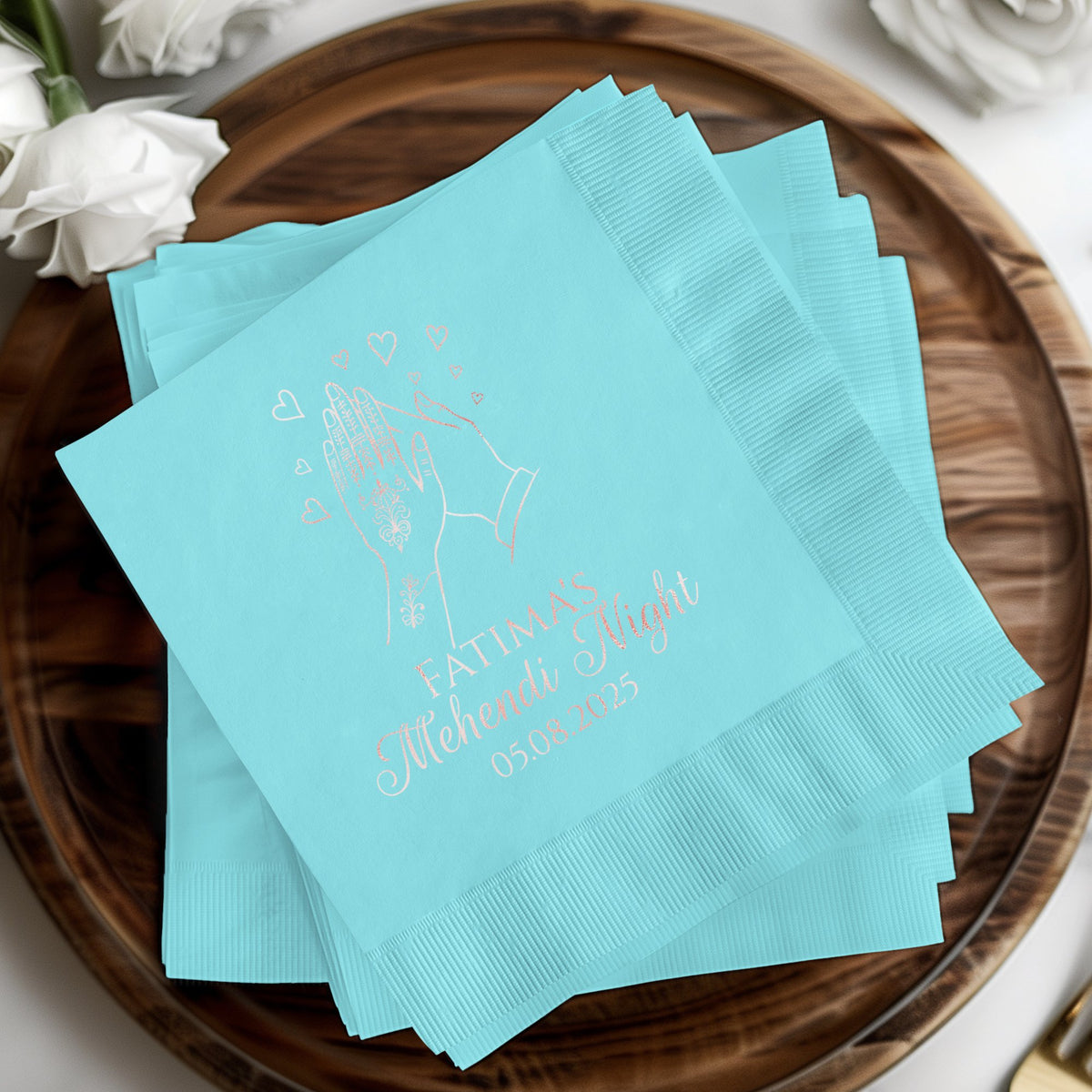 Customized Henna Night Celebration Napkins product