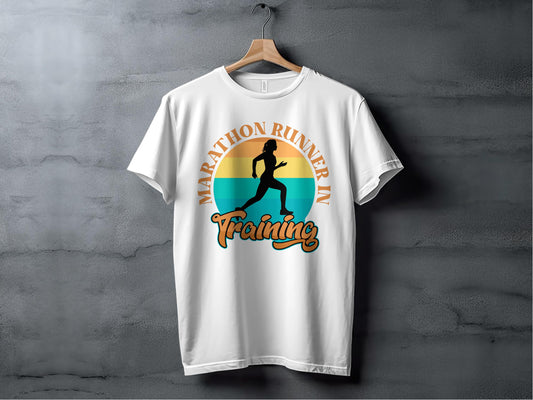 Marathon Runner in Training Graphic T-Shirt product type
