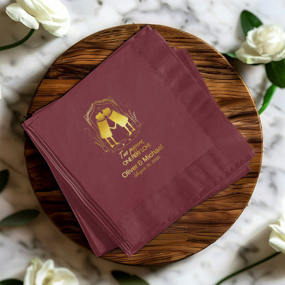 Personalized Wedding Napkins Special Event Product