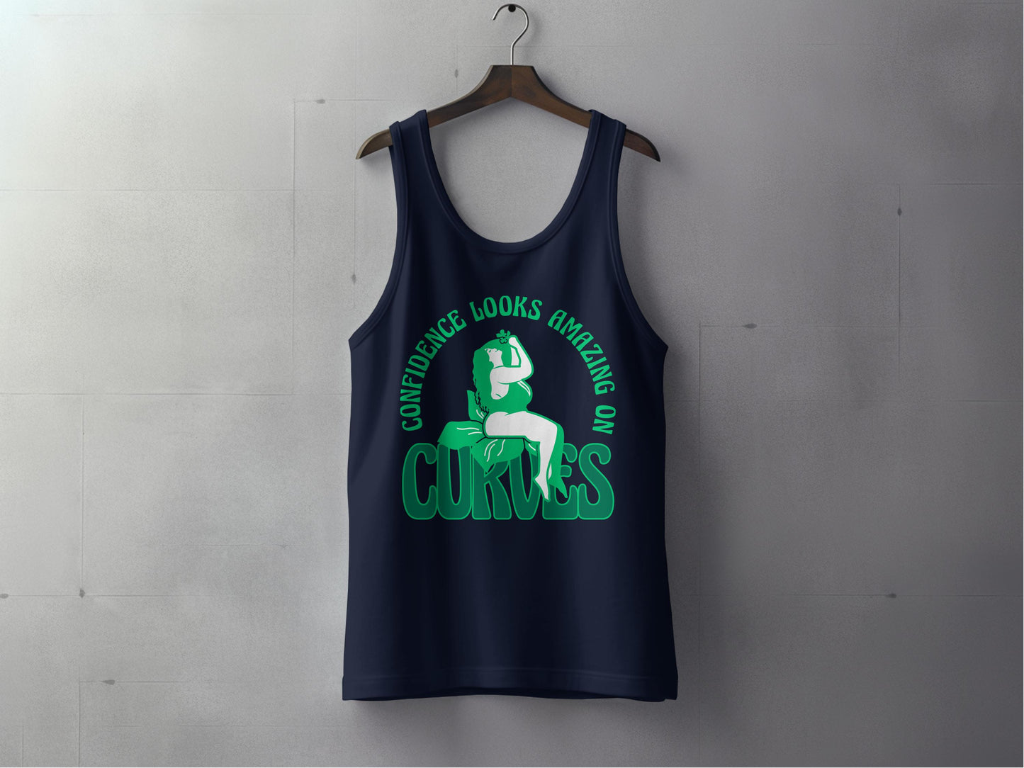 Confidence Looks Amazing On Curves tank top product