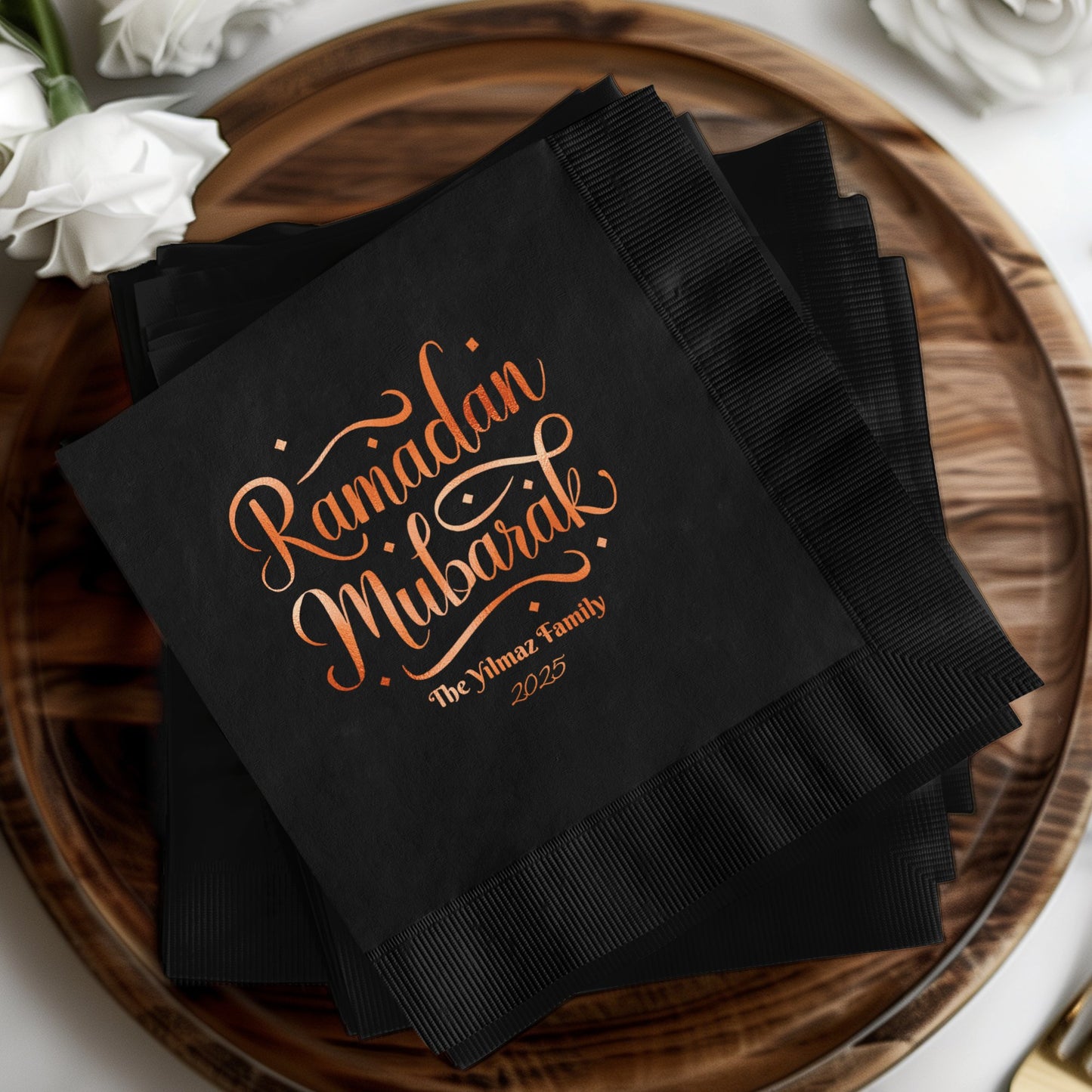 Ramadan Mubarak 2023 The Yunuz Family napkin product