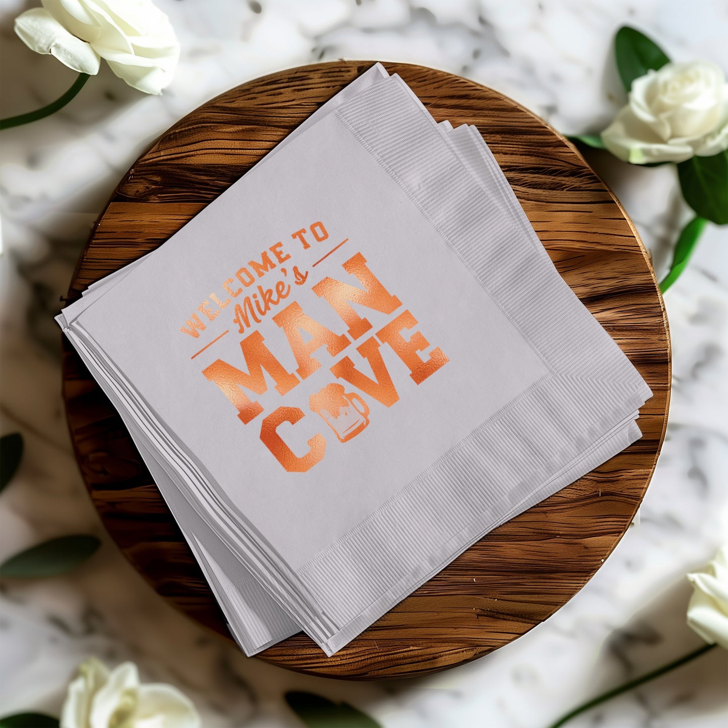 Welcome to Mike's Man Cave Tealight Candleholder Product