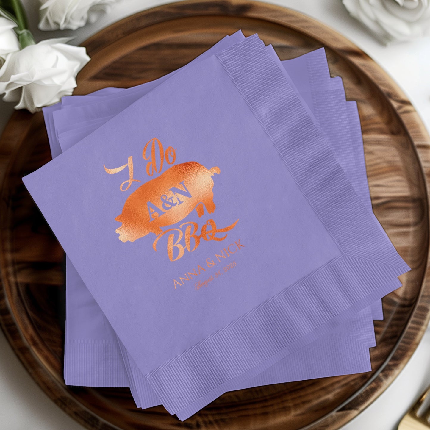 I Do BBQ A&N Personalized Bridal Shower product