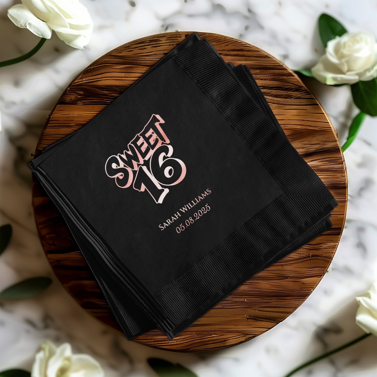 Sweet 16 Personalized Party Napkins product