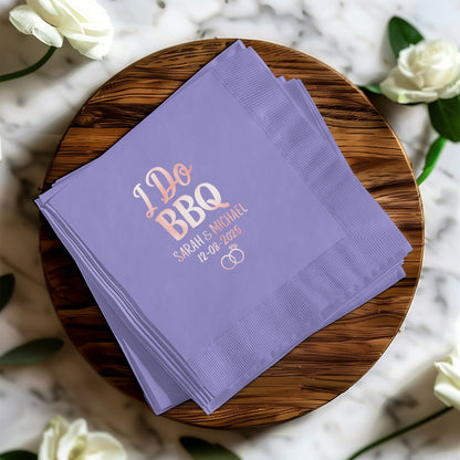 I Do BBQ Sarah and Michael Customized Party Product